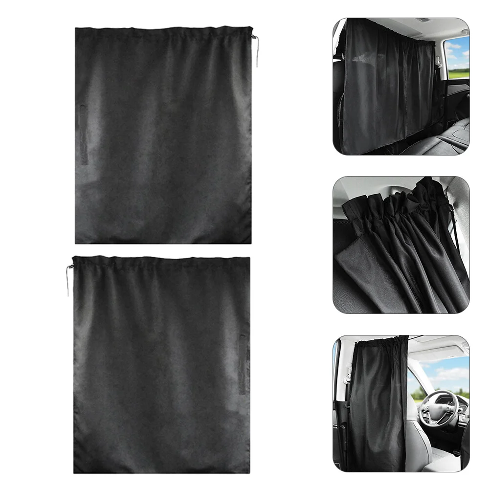 

2pcs Car Divider Curtain Auto Camping Privacy Shade Car Window Shades Partition