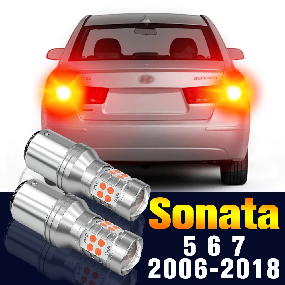 2pcs LED Brake Light Bulb Lamp For Hyundai Sonata 5 6 7 2006-2018 2008 2009 2010 2011 2012 2013 2014 2015 2016 2017 Accessories