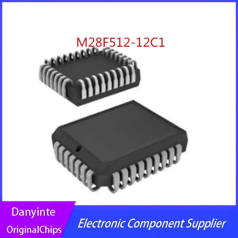 

New 5PCS/lot M28F512-12C1 M28F512 12c1 PLCC-32