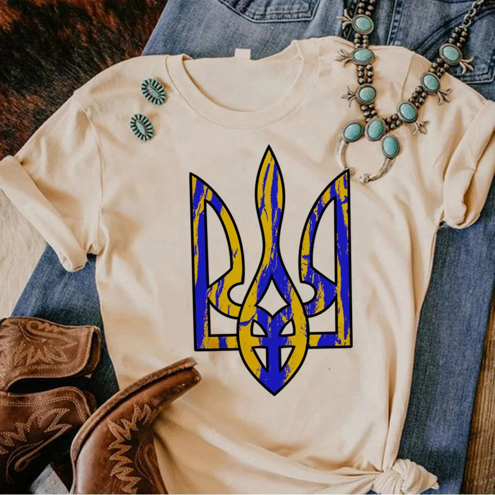 

Ukrainian t shirt women streetwear harajuku Japanese top female manga clothes