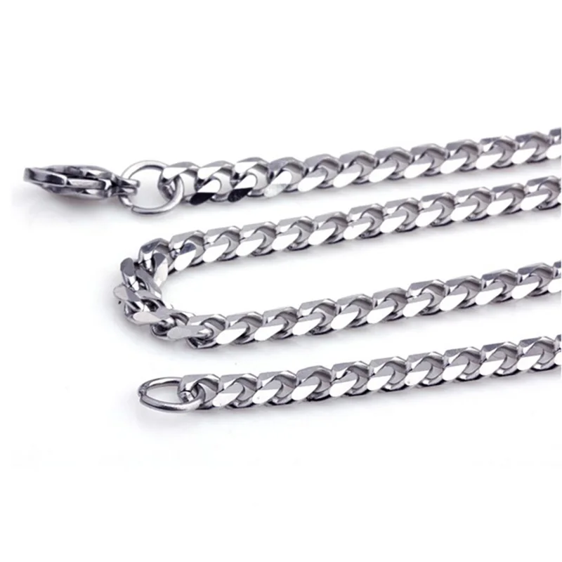 ASON 1 шт./лот мужское классическое ожерелье-цепочка из нержавеющей стали 316L