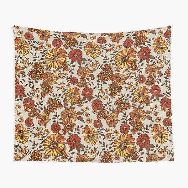 

Ретро 70S Бохо хиппи цветок мощный гобелен гостиная йога украшение коврик покрывало подвесной Декор красивое цветное одеяло