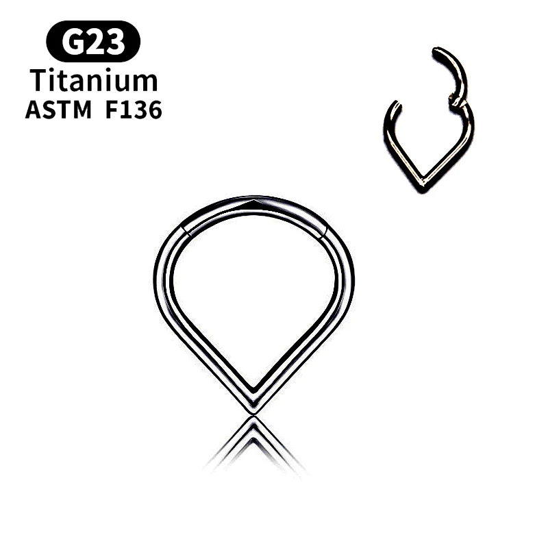 

1Pcs Titanium Piercing Nose Rings Earrings Body Helix Septum G23 Industrial Tragus Ear Cartilage Jewelry For Women Wholesale