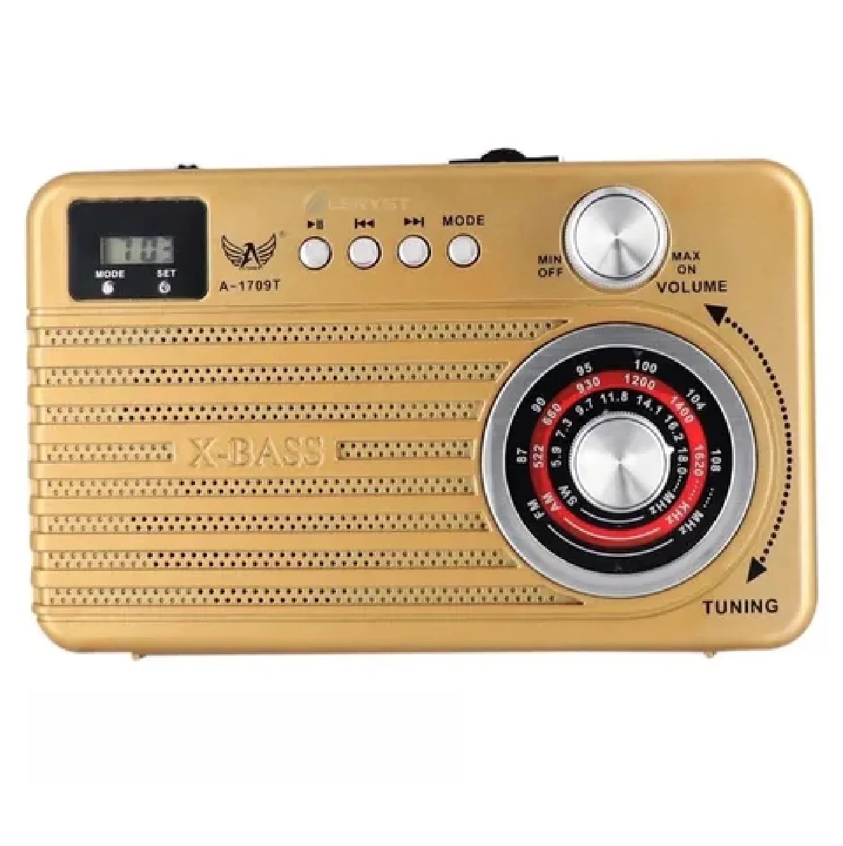 

Radio Relogio Retro Caixa Som Portatil Fm Mp3 Bluetooth 1709