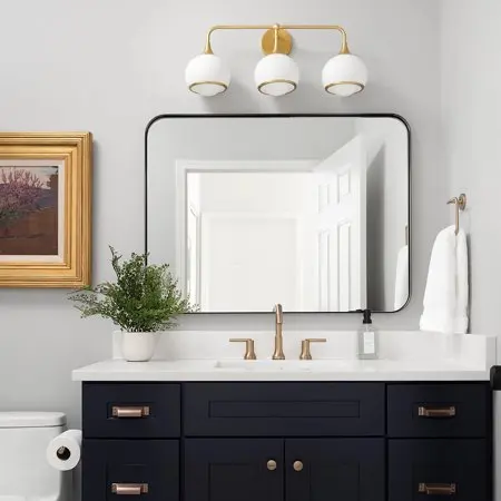 

Элегантное декоративное домашнее элегантное 28-дюймовое декоративное настенное зеркало с закругленными углами для подвешивания, идеально подходит для зеркала в доме D