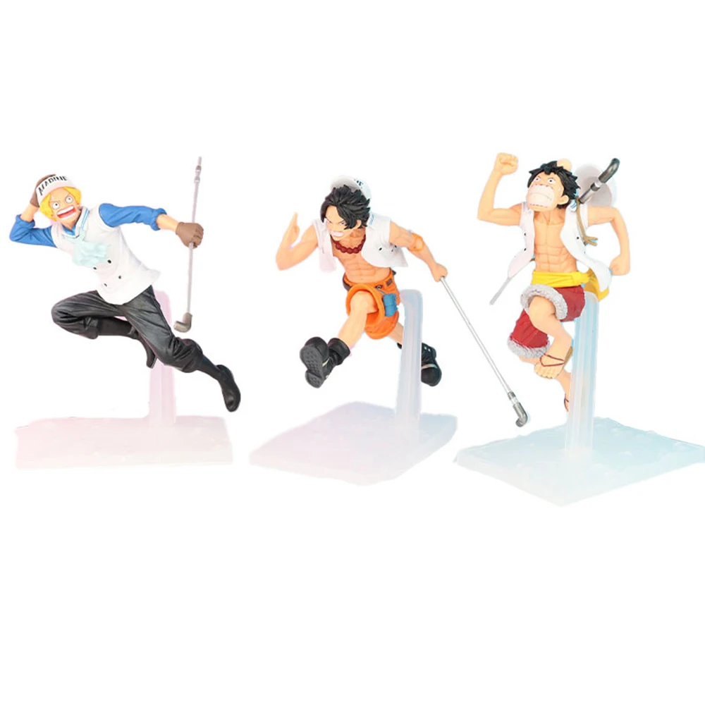 

6-10CM Q version One piece Figure Monkey D. Luffy PVC Collectible Little Cute Luffy Model Statue Decorations Doll Toys