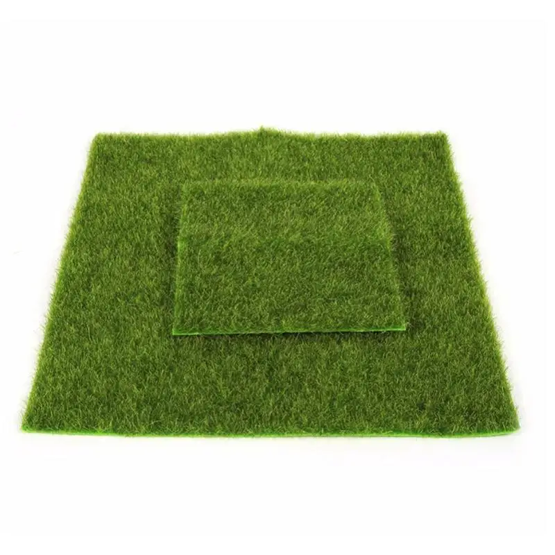 

Artificial Lawn Turf 2 Sizes Indoor Pet Mat Fake GrassTurf Mat Rug Realistic Thick Faux Grass Garden Rug Landscape Carpet Lawn