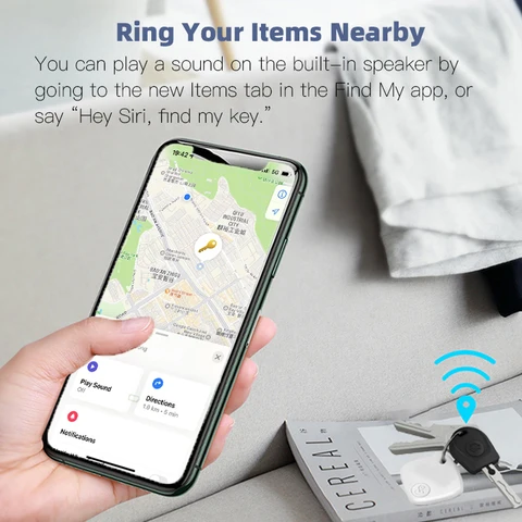 Умный GPS-трекер с Bluetooth, работает с Apple Find My APP ITag, устройство напоминания о потере, определение местоположения MFI, Автомобильный ключ, домашнее животное