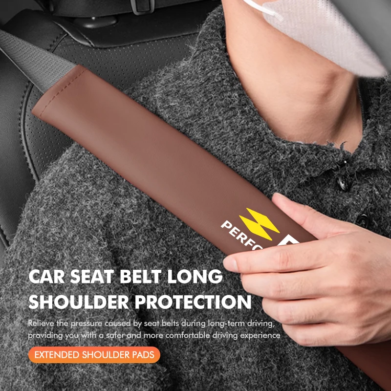 Фото Кожаные накладки на ремни безопасности для Renault Clio, Arkana, Captur, Twingo, Talisman, RS, Logan, Duster №4