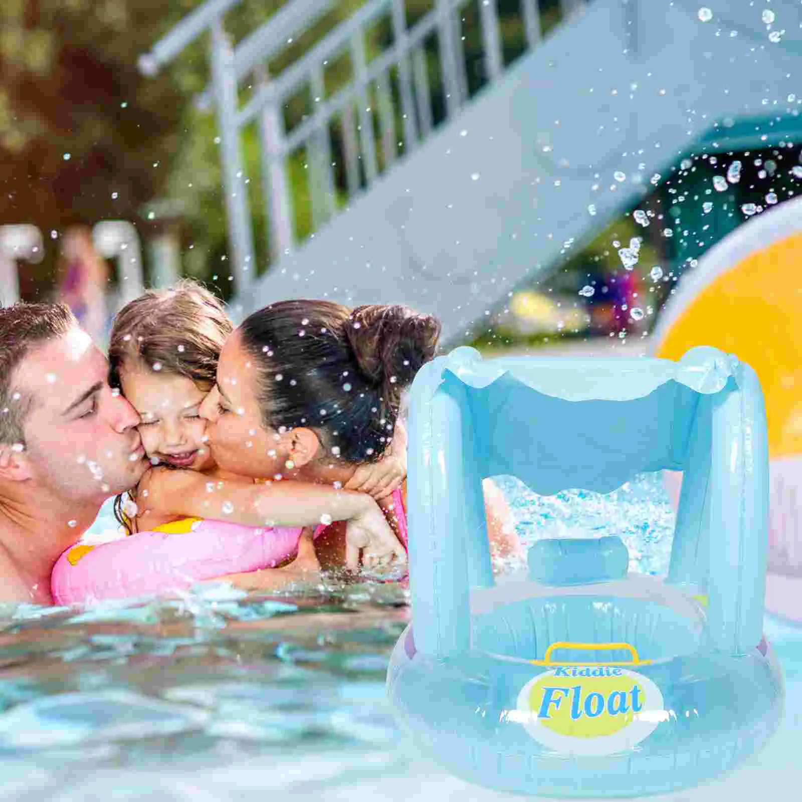 

Interesting Swim Pool Kids Pool Float Inflatable Swim Cushion for Children (Blue)