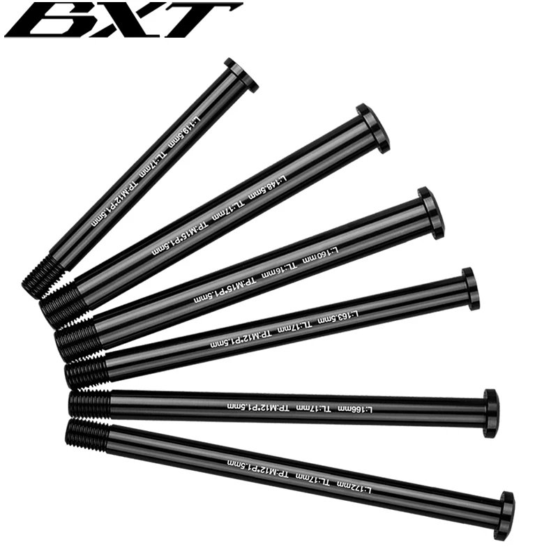 Bicycle Thru Axle Quick Release Skewers MTB Road Bike Thru Axle 12/15mm Diameter Frame Fork Parts Thru Axle Quick Release Lever