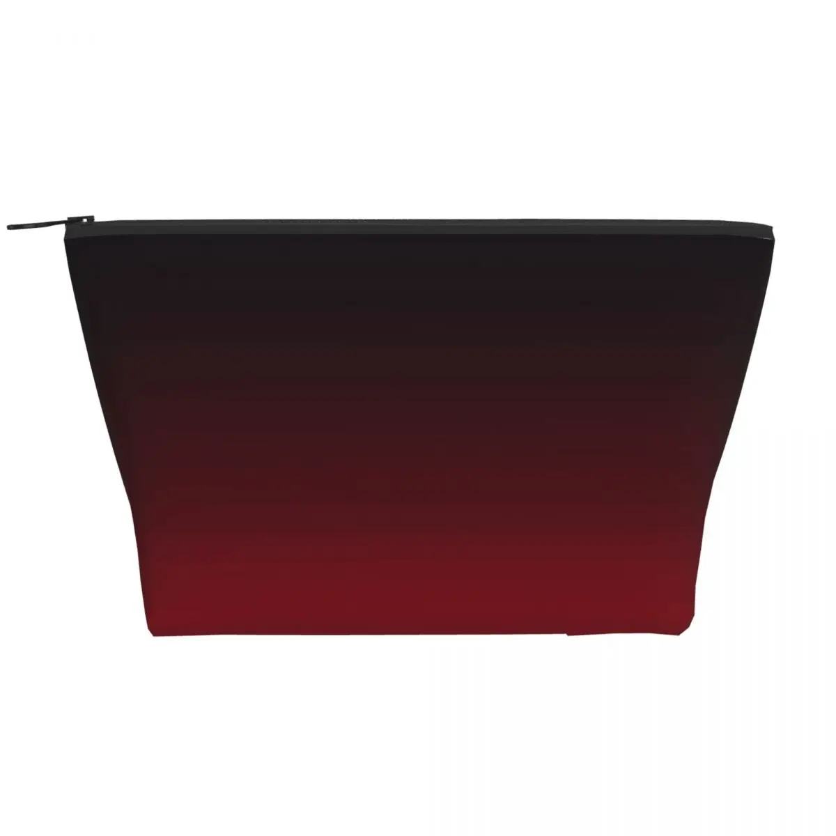 

Bright Red And Black Ombre Zipper Storage Organizers Minimalist Gradient For Girl Makeup Pouch Pack Travel Cosmetic Bags