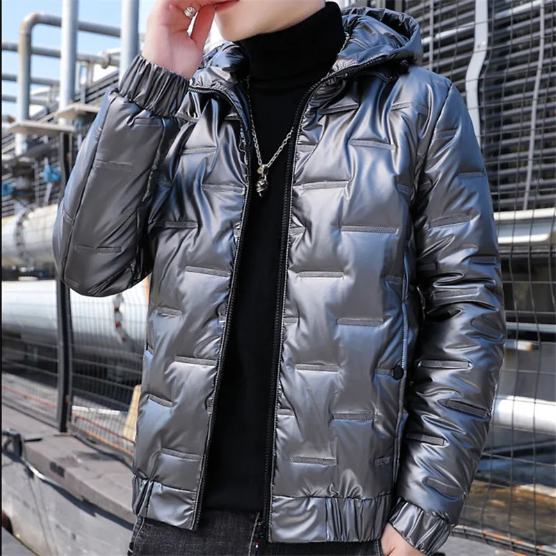 Winter Men Jacket Duck Down Parkas Jacket Men's Thick Warm Snow Parka Detachable Hooded Overcoat Windbreaker Warm CoatsZA442
