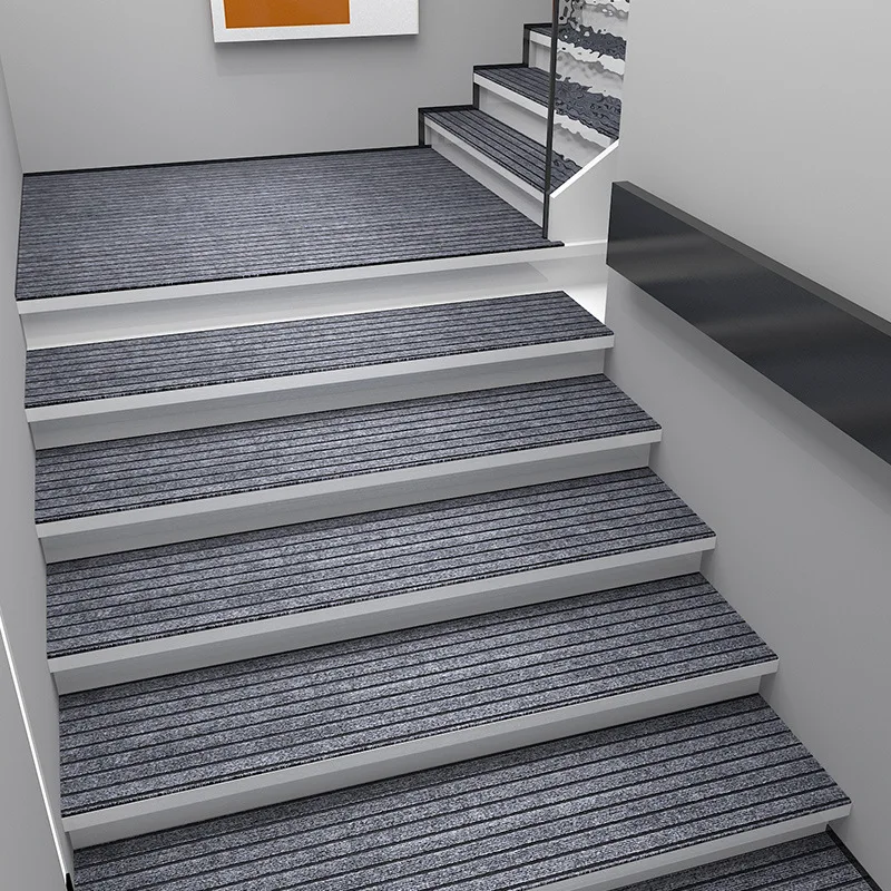 

Stair Stepping Mat Home Stair Anti-slip Mat Rotating Stepped Soundproof Carpet Covered with Step Floor Mat