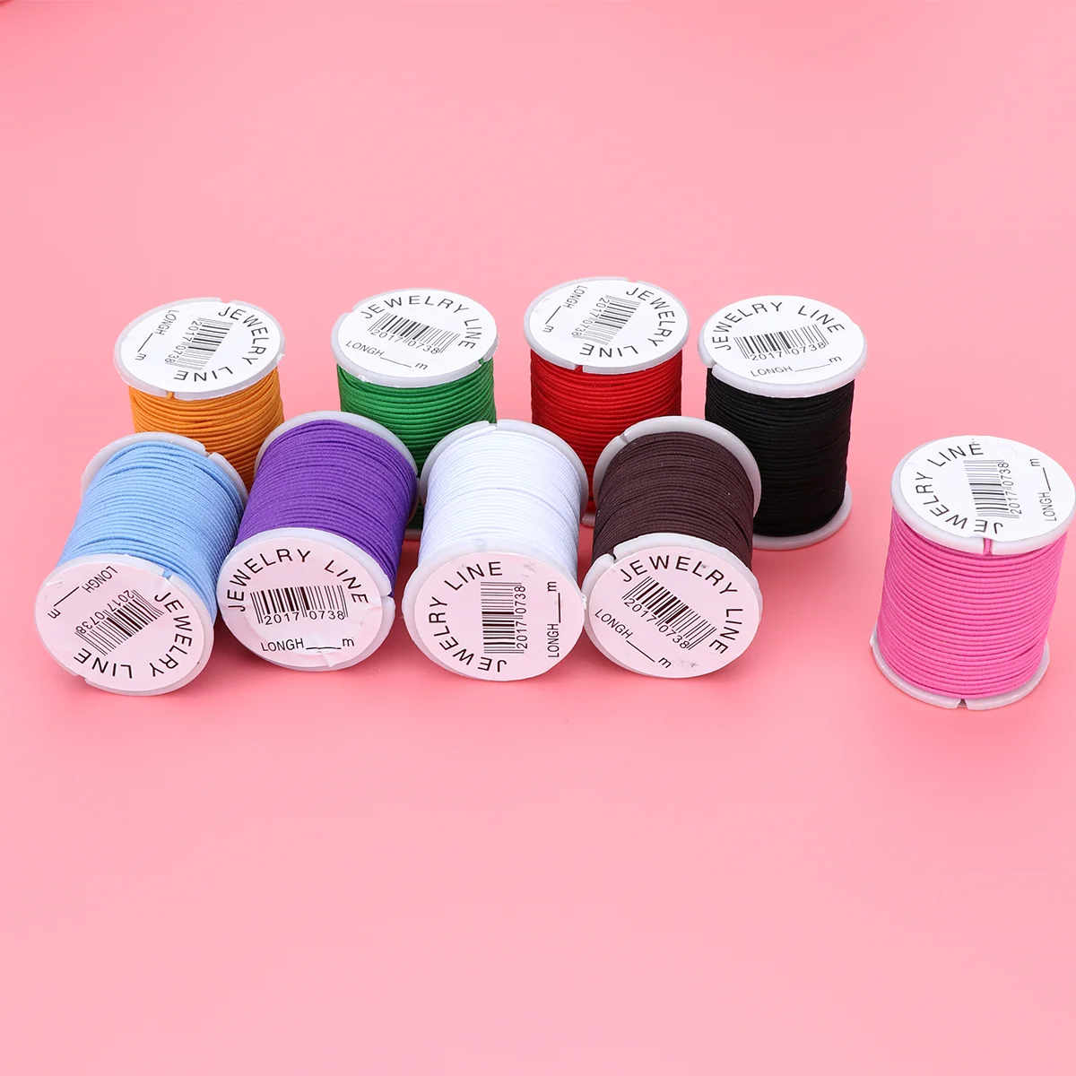 

Nylon Thread Cord String Beading Rattail Elastic Bracelet Braided Color Necklace Trim Knotting Chinese Satin Craft Bonded