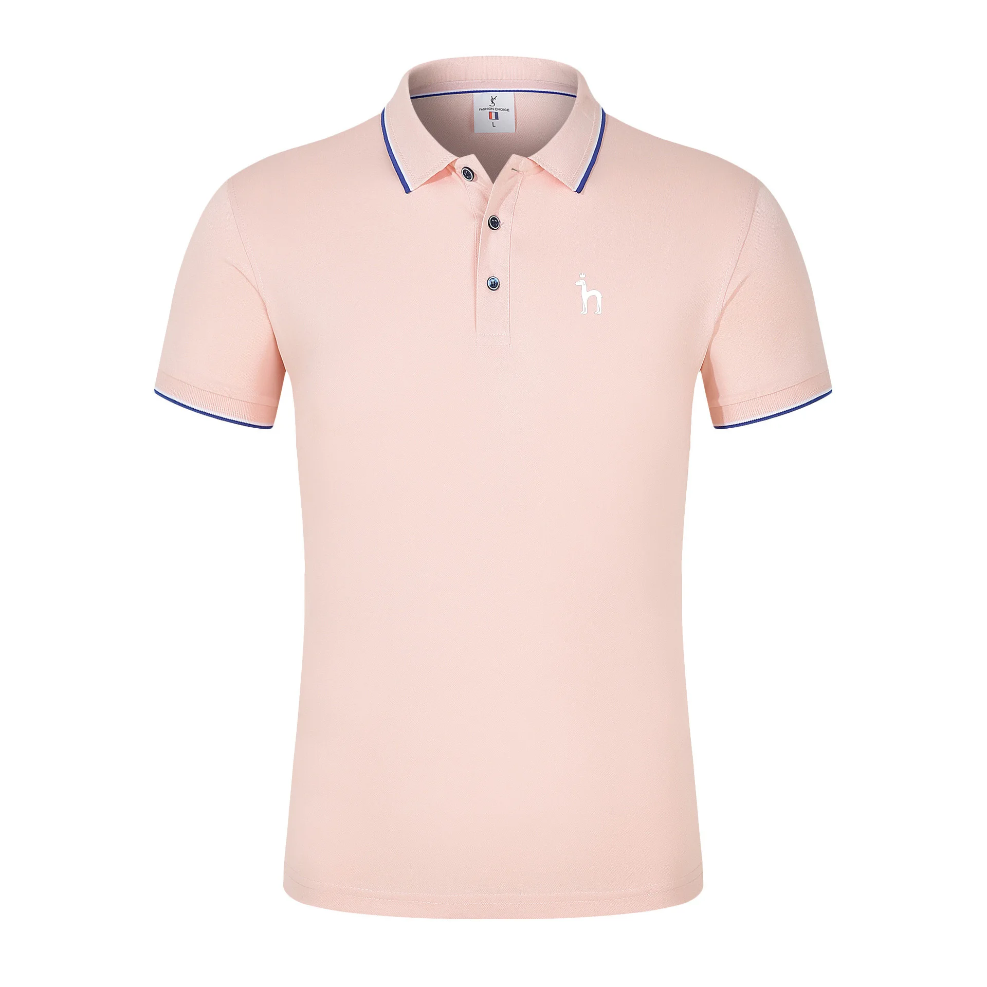 Hazzys New Wrinkle Resistant Active Polo Golf Shirt Top Men Summer Business Casual Breathable High Quality Men's Polo T-shirt