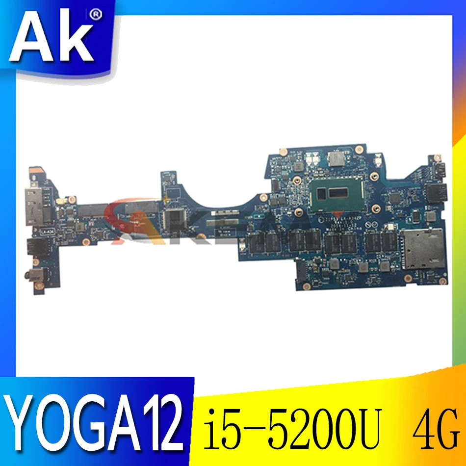 

Thinkpad is suitable for S1 YOGA12 ,i5-5200U 4G notebook motherboard.FRU 01AY502 00HT703 01AY509 00PA828 01AY503 00HT704