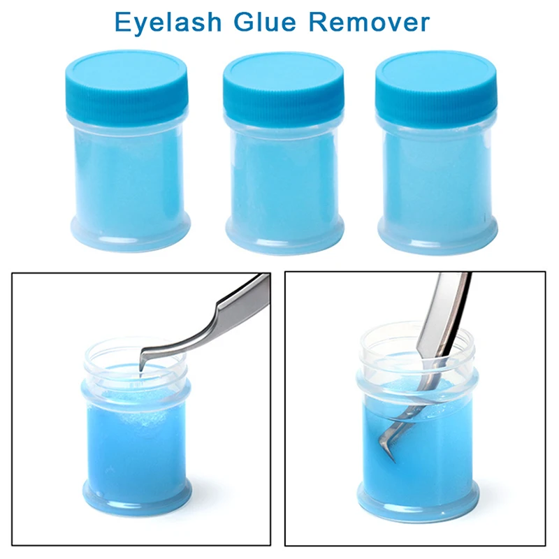 

Professional Eyelash Glue Remover Liquid Eyelash Tweezers Cleaning Sponge Lashes Extension Cleaner Makeup 30ML