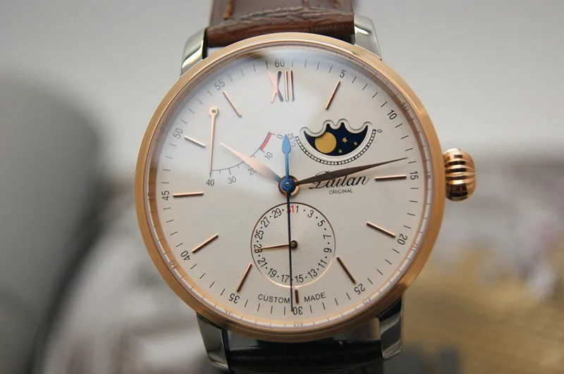 

Men's Watch Moon Phase Power Storage Stainless Steel Belt Waterproof Calendar St2153 Automatic Men's Watch Chinese Watch