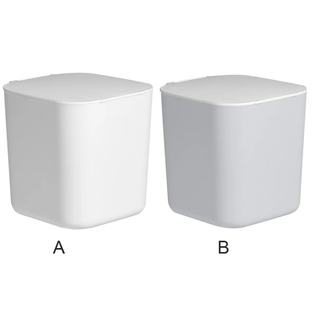 

Mini Trash Can with Lid Portable Desktop Waste Bin Garbage Storage Bucket for Bedroom Living Room Trash Can Organizer Bucket