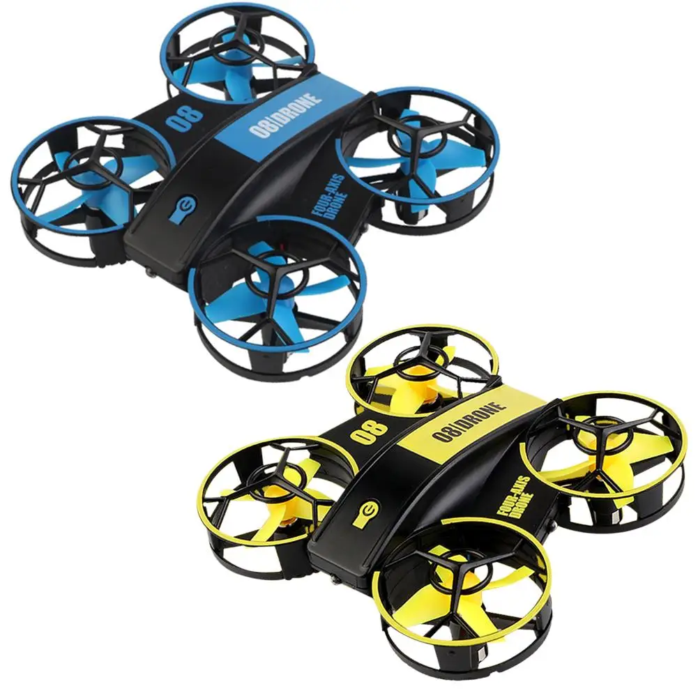 Mini Dron cuadricóptero RH-821 08, Drone OVNI con Control remoto de altitud fija, juguetes para niños