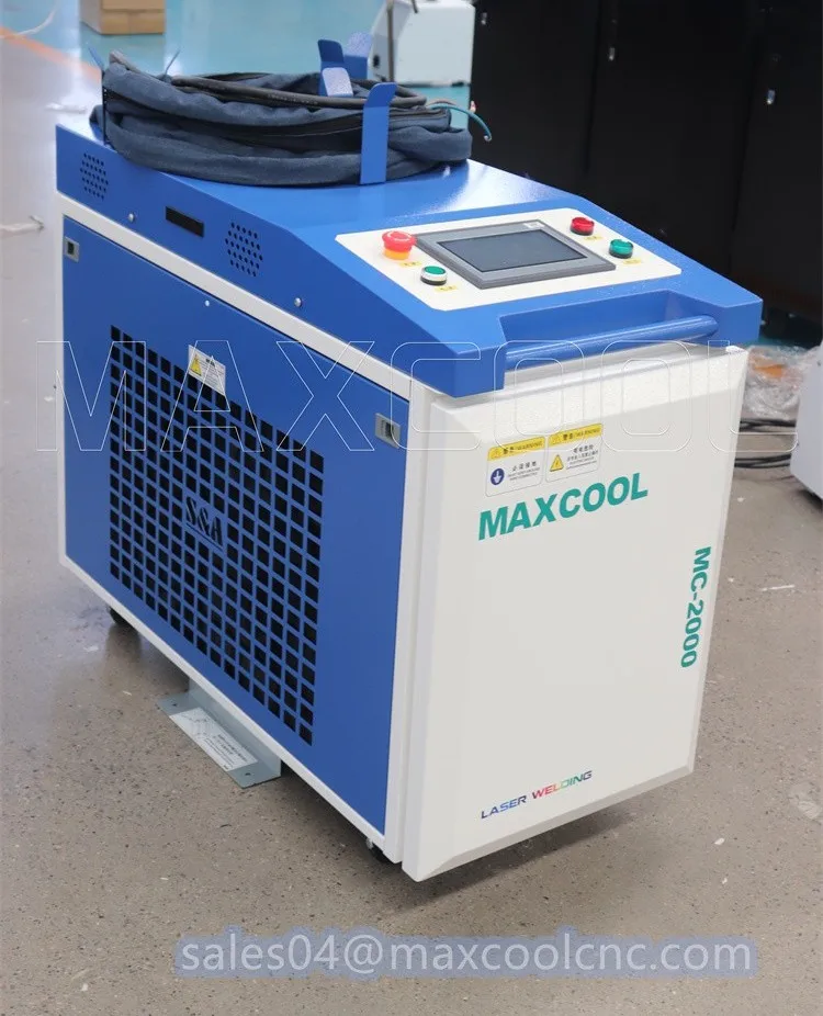 Maxcool Нержавеющая сталь Углеродистая Лазерная чистящая машина Удаление жира из