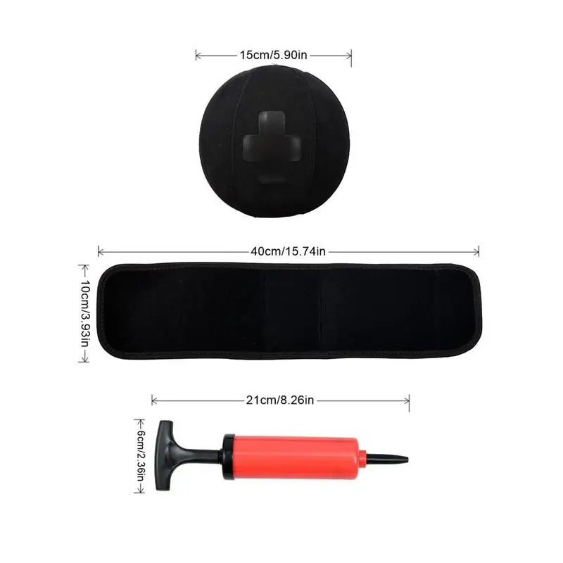 Тренировочный мяч для гольфа надувной с насосом и ремешком тренировочное