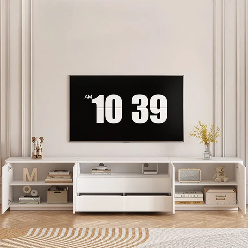 Нордическая Минималистичная Подставка для телевизора белая Современная