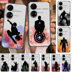 marvel team celular phone case for huawei p50 p40 p30 p20 10 9 8 lite e pro plus black etui coque painting hoesjes comic fas free global shipping