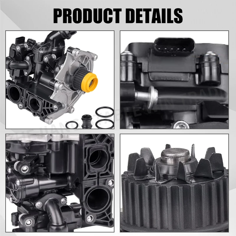 Корпус термостата водяного насоса в сборе 06л 121111 H 06L 121011 B Для VW GOLF Passat Tiguan Jetta AUDI A3