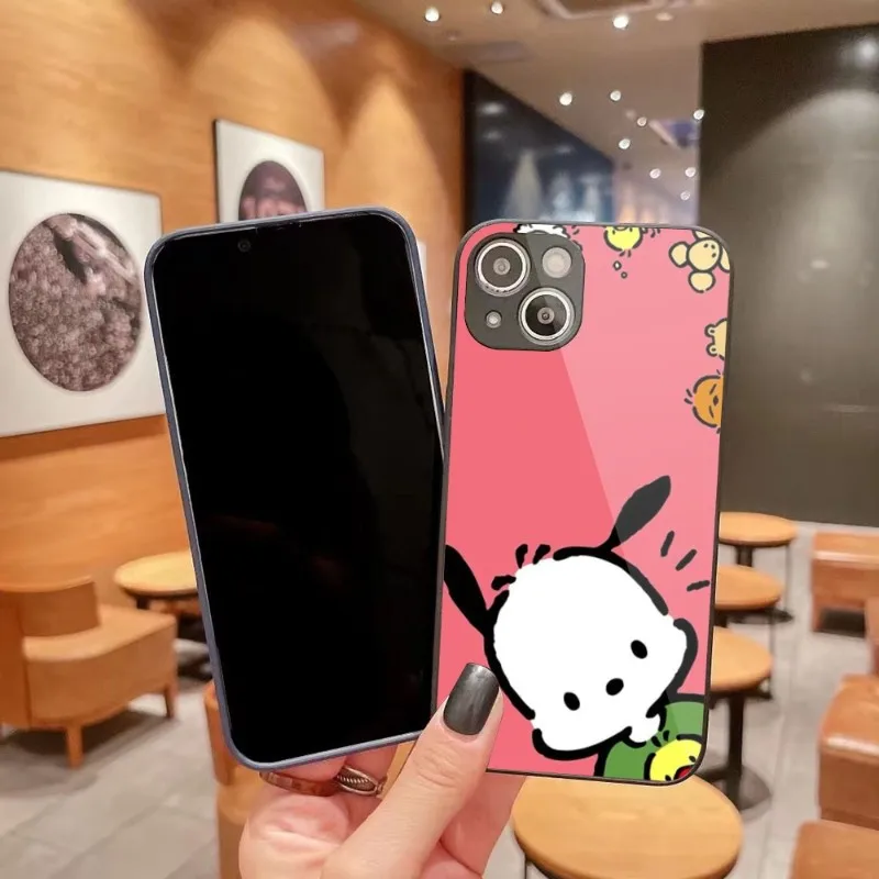 

Милый чехол для телефона понравился для iPhone 14 13 12 11 Pro Max X XR XS 8 7 Plus, стеклянный чехол для телефона