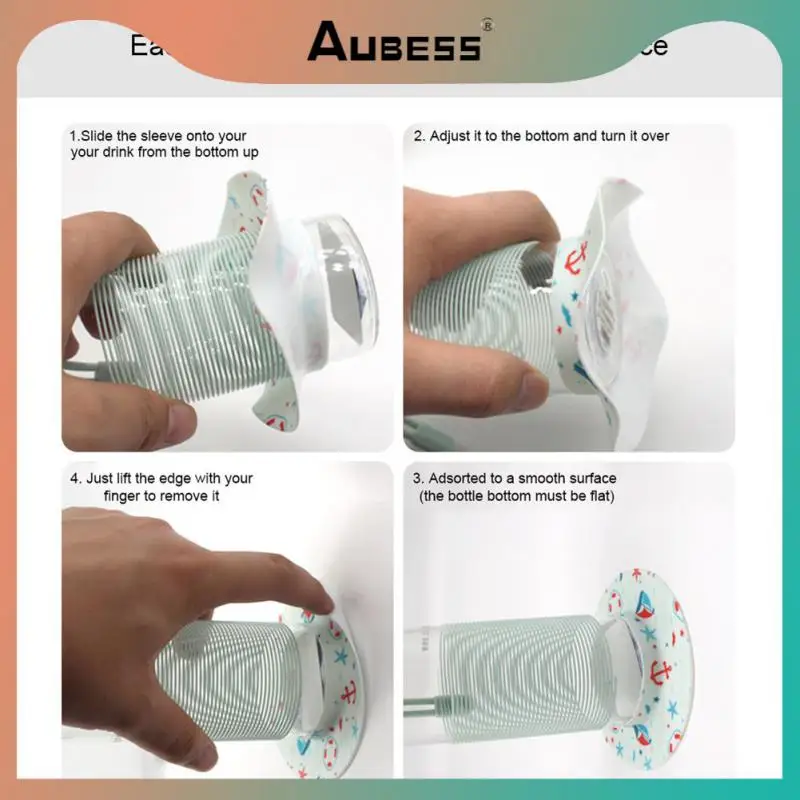 

Cup Pad Heat Insulation Cup Sleeve Food Grade Silica Gel Cup Ring Bottom Holder Anti Slip Heat Insulation Table Mat Round 2023