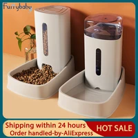 3 8l dog bowl automatic feeder dog waterer feeder bowl for dogs cats pet water food dispenser auto cat feed and bowls storage