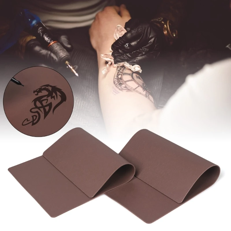 5 листов тренировочной татуированной кожи двусторонние заготовки для накладной