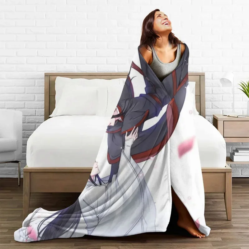 

Popular TV The Untamed Fleece Winter Mo Dao Zu Shi Multi-Function Lightweight Throw Blanket For Home Bedroom Bedspreads