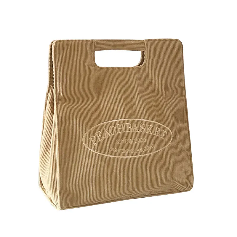 New Women Crossbody Bag Female 2023 Large Capacity Corduroy Multi-compartment Tote Bag Student Class Commuting Bag