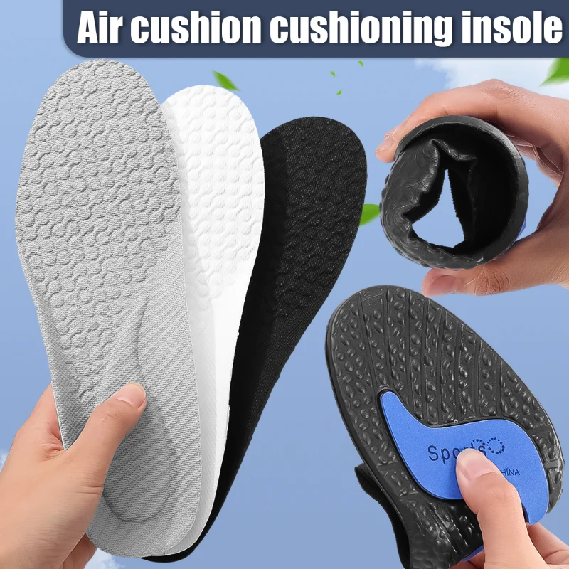 EVA Insoles for Shoes Sole Shock Absorption Deodorant Breathable Cushion Running Insoles for Feet Man Women Orthopedic Insoles
