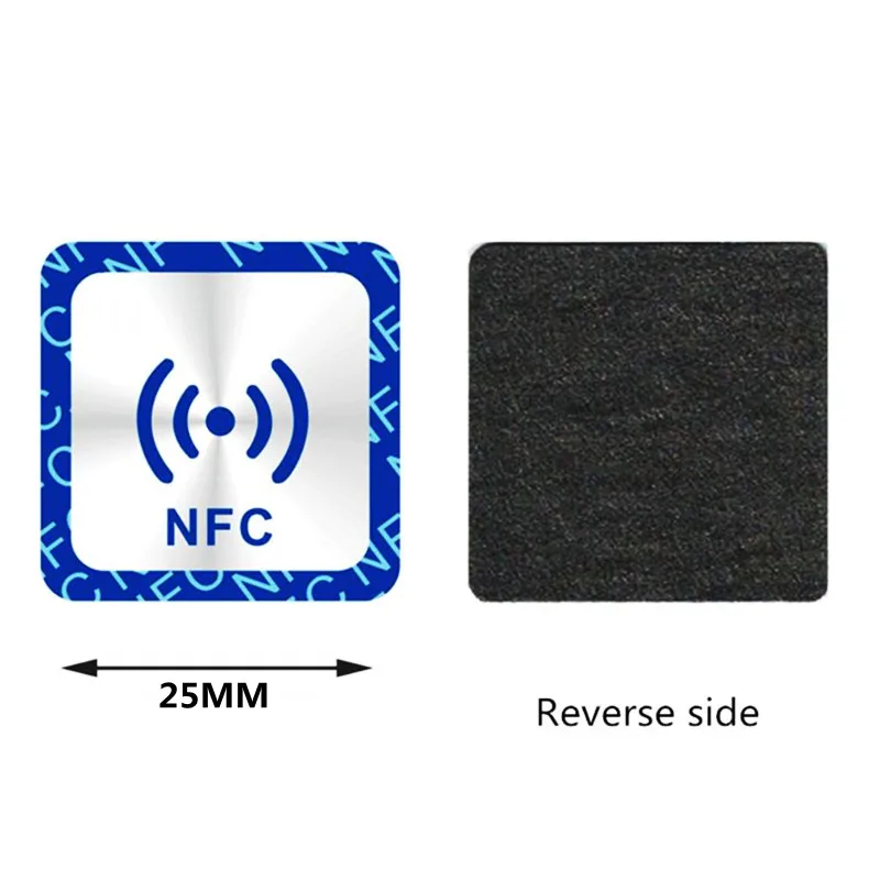

25MM Universal NFC Ntag213 Tags Anti Metal Sticker NTAG 213 Metallic Badges Token Label for Smart Mobile Phones