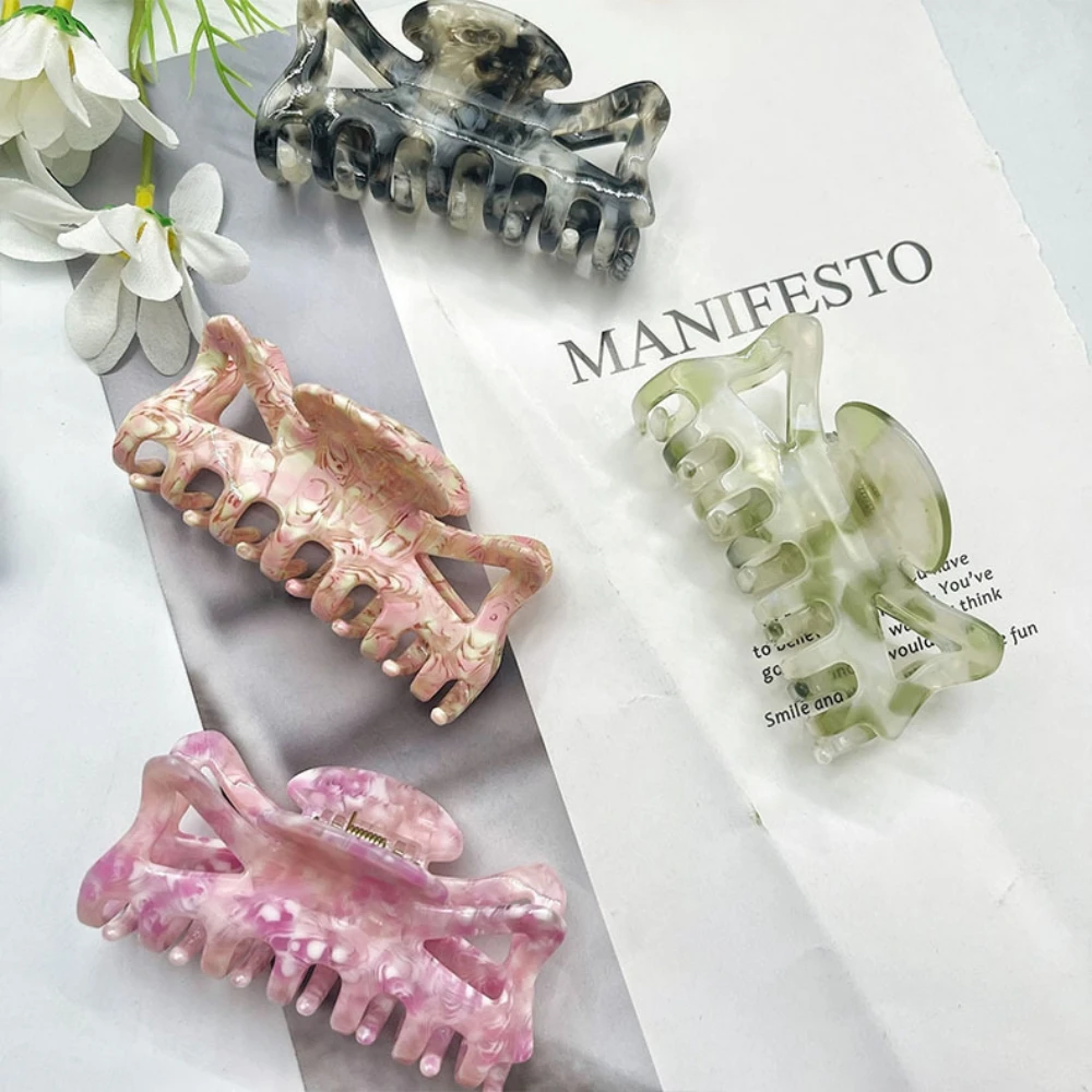 

Высококачественная элегантная женская летняя заколка из ацетата на задней части головы