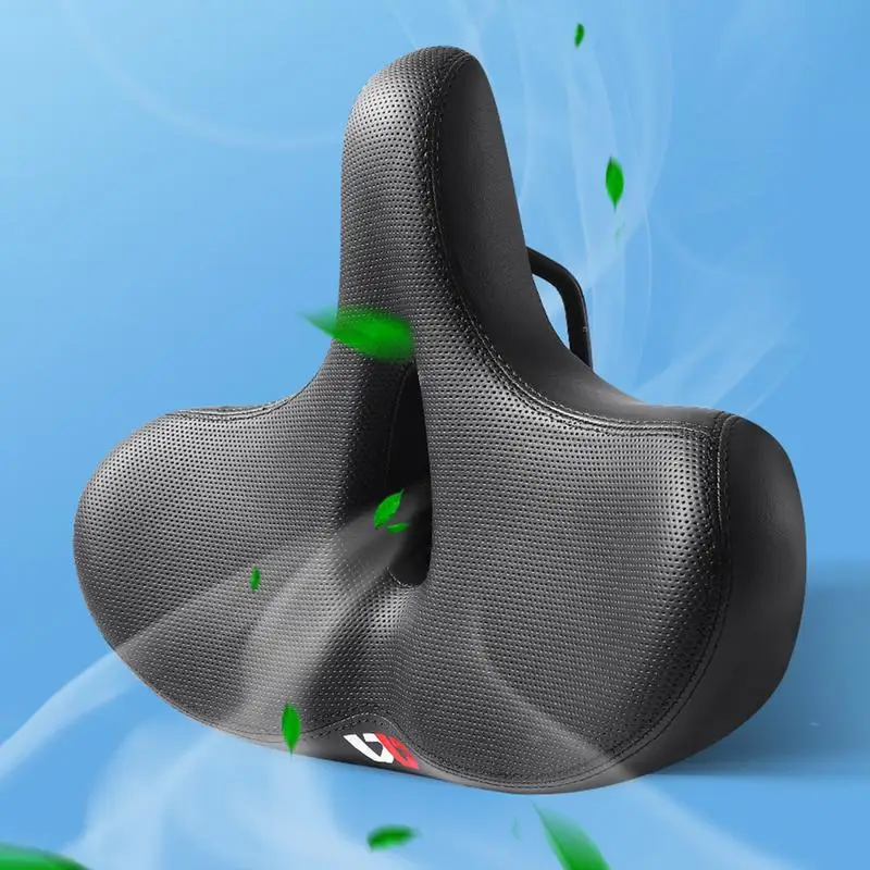Extra Wide MTB Bicycle Saddle Ergonomic Comfortable Thick Fo