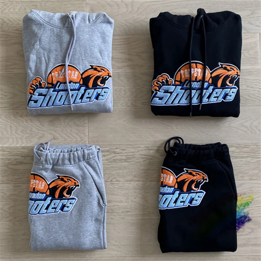 

Tiger Towel Embroidery Hooded Men Woman 1:1 Best Quality Pullover Fleece Sweatshirts Hoodie