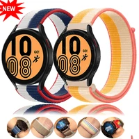 20mm 22mm bracelet for samsung galaxy watch 4classic active 2 strap 40mm 44mm active correa gear s3 watch 3 4541mm nylon band