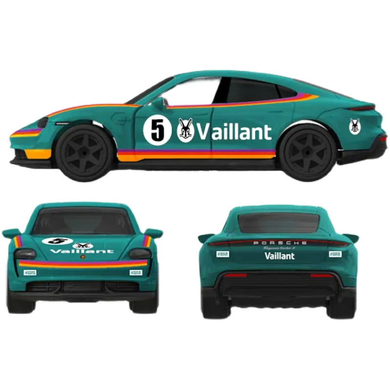 

Majorette 1:64 Porsche Taycan turbo S vaillant Die-cast alloy trolley model for boy gift