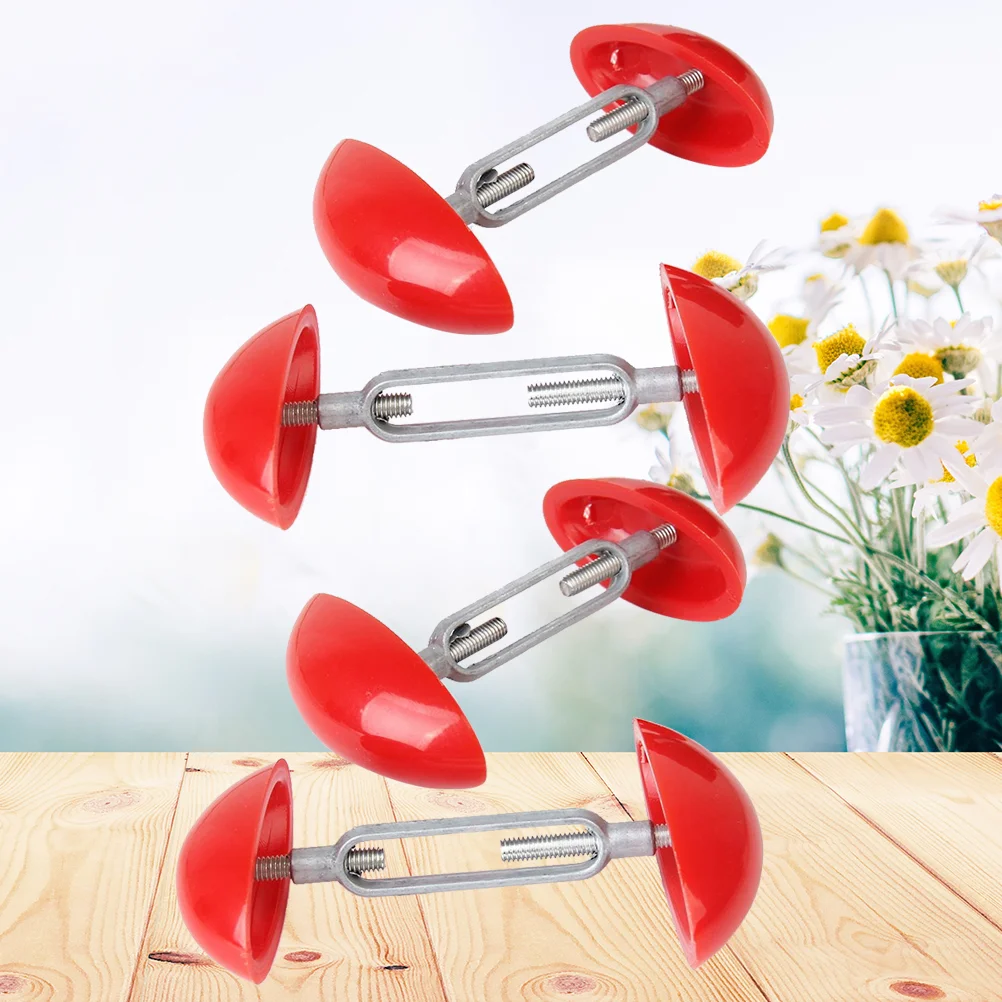 

4pcs Shoe Stretcher for, Adjustable Shoe Expander Holder Deformation Elasticity Shoe Widener for Men Red Organizers