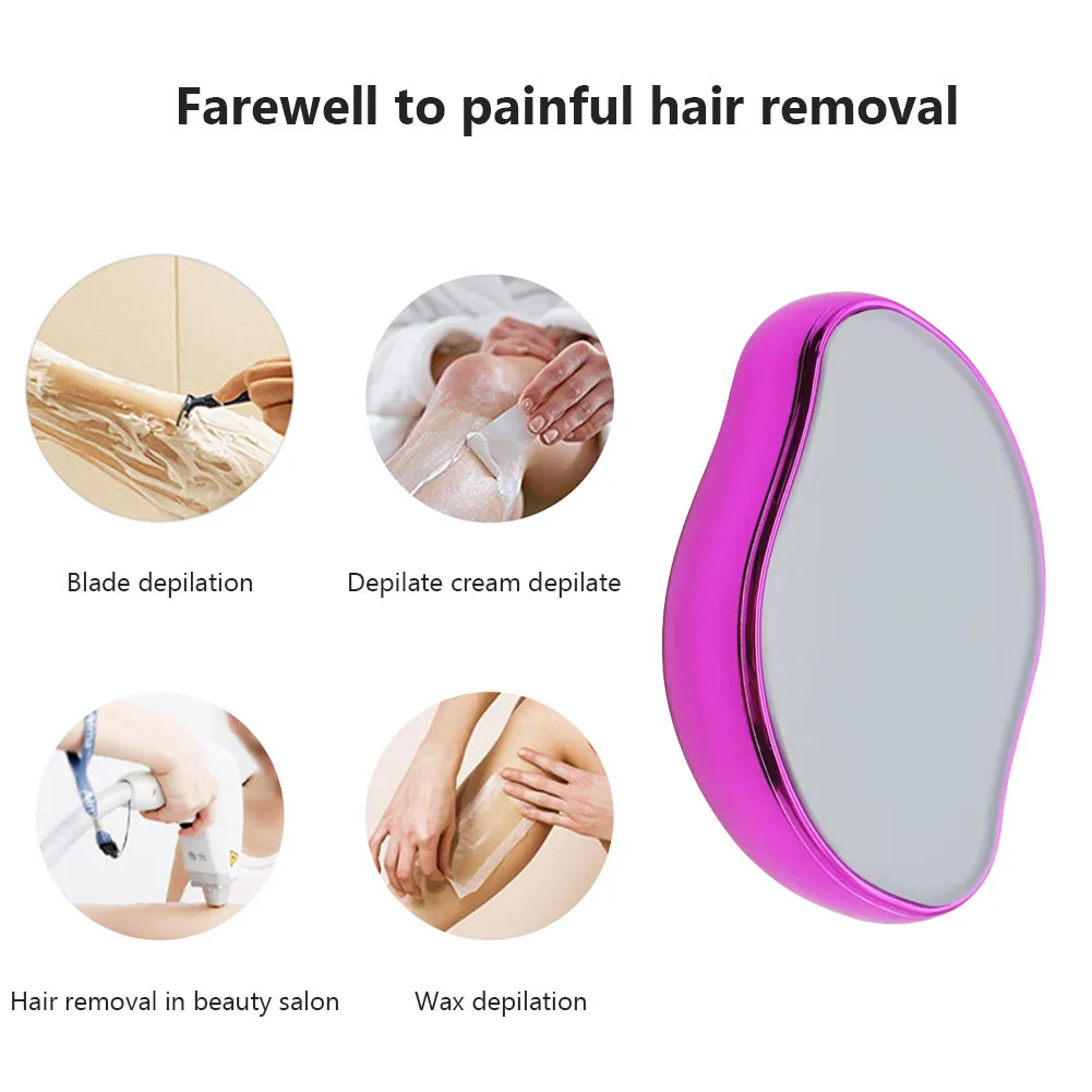 

Nano Glass Physical Hair Removal Painless Safe Epilator Women Men Easy Cleaning Used Repeatedly Body Beauty Depilation Tools