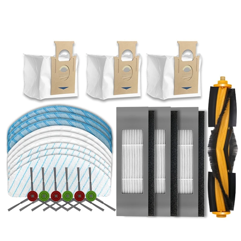 

For ECOVACS DEEBOT OZMO T8/AIVI/MAX N8 PRO Robot Vacuum Cleaner Main/Side Brush Dust Bag HEPA Filter Mop Cloth Parts