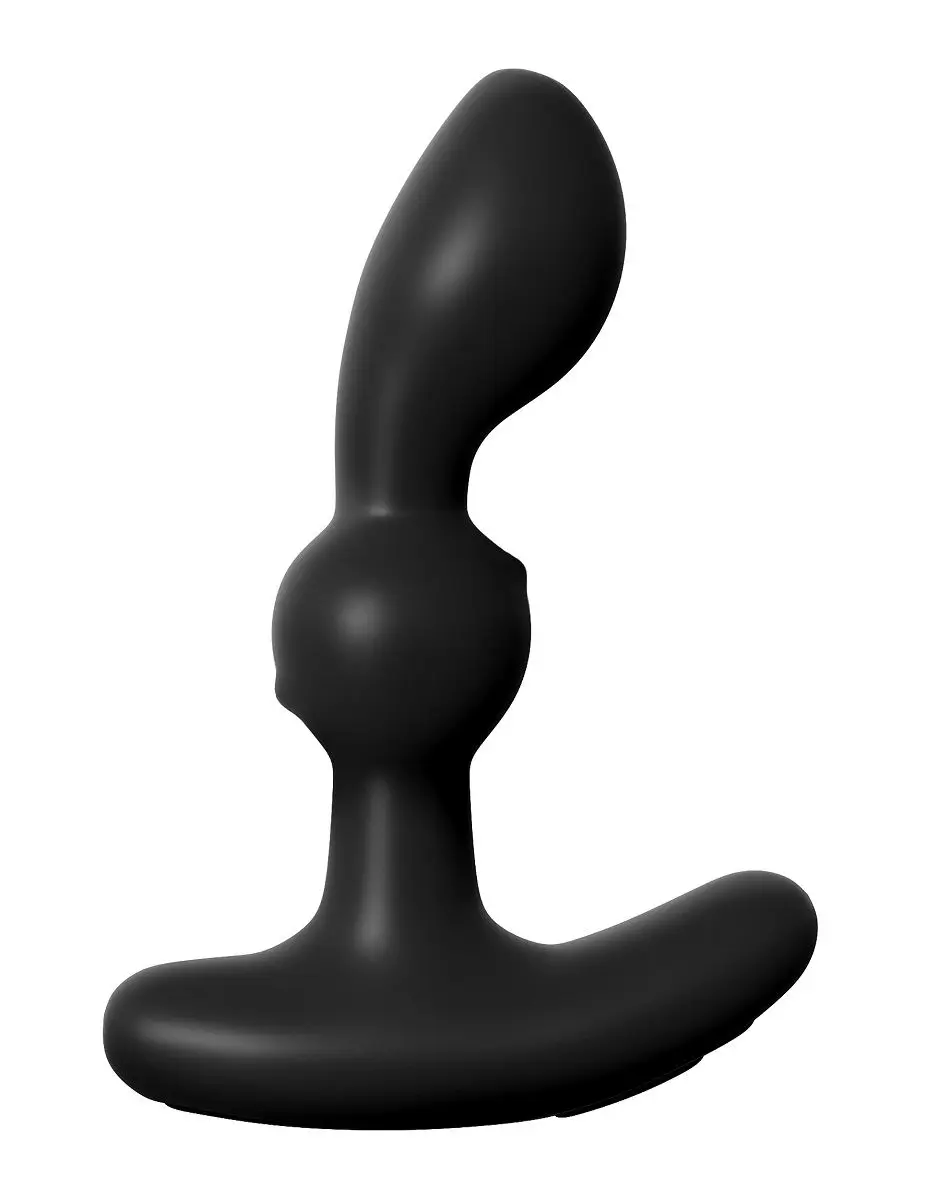 Чёрный вибромассажер простаты P-Motion Massager - 15 2 см. |