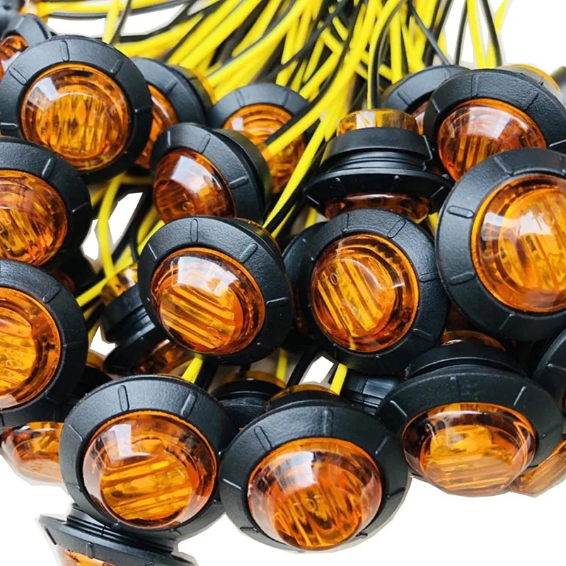 10 шт. маленький круглый мини-указатель поворота 3/4 дюйма