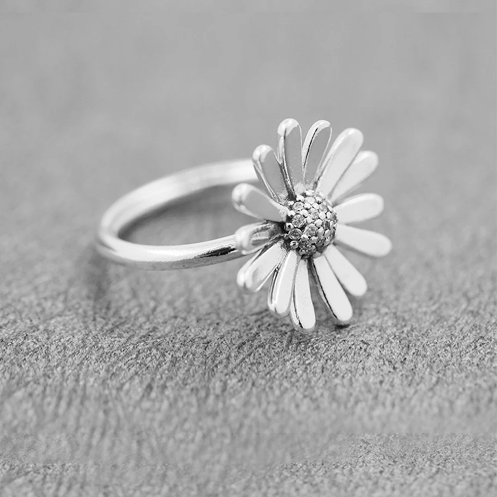 Pandora-Bague plaquée argent S925 avec sac Coth, série printemps, petits bijoux doux de niche fraîche, pavé détruire AndrFlower Language