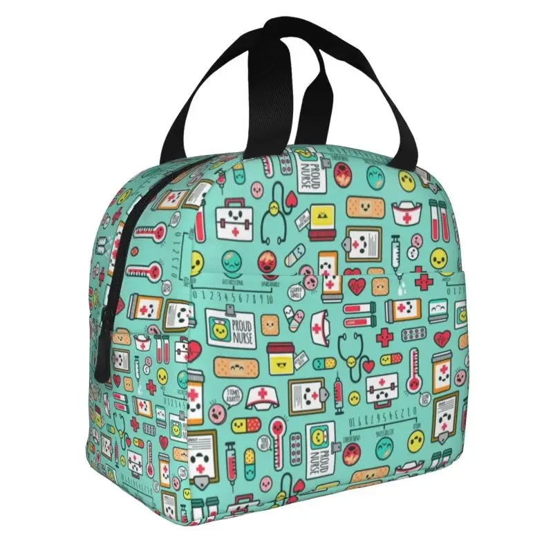 

Индивидуальная сумка для обеда для медсестры, мужская и женская теплая Термосумка, изолированный Ланч-бокс для детей и школы